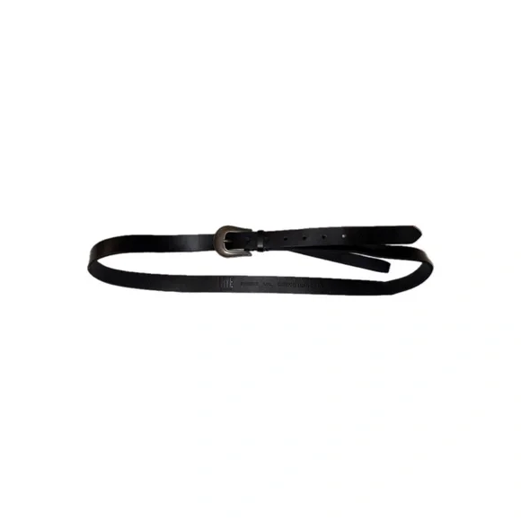 Frye Ladies Black Genuine Leather Western Belt w/ Silver Buckle, Small, NWT! Frye | Accessories | Fryeladies Black Leather Western Belt W  main image 2